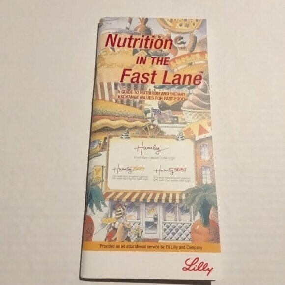 Nutrition In The Fast Lane Guide Book By Eli Lilly & Company - Picture 1 of 5